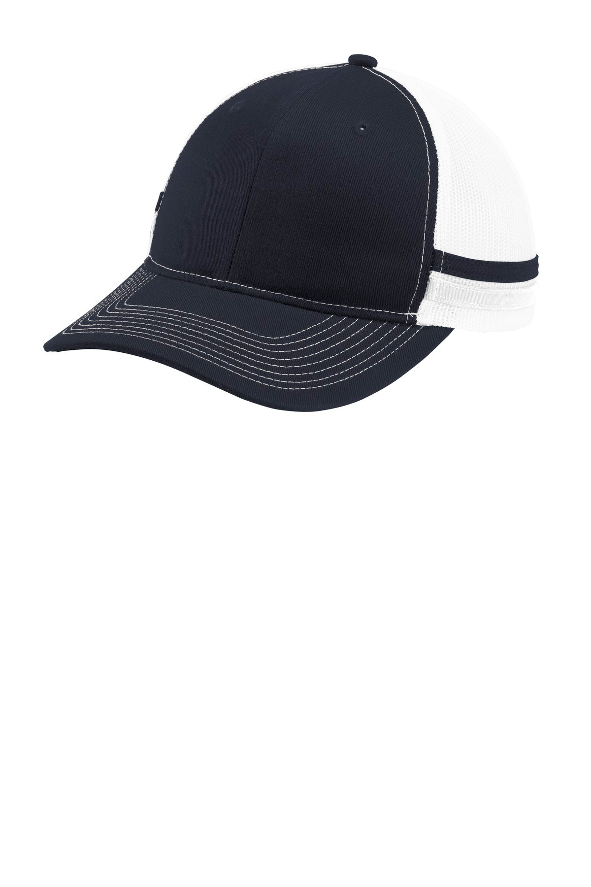 Port Authority Â® Two-Stripe Snapback Trucker Cap. C113