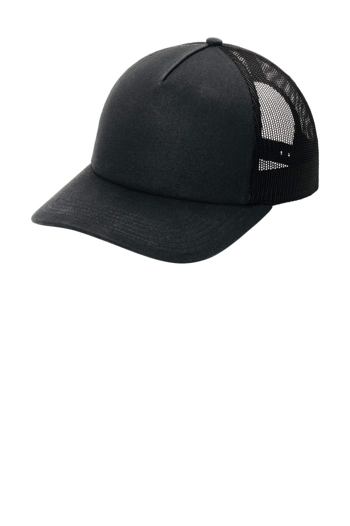 Port AuthorityÂ® Low-Profile Snapback 5-Panel Trucker Cap C115LP