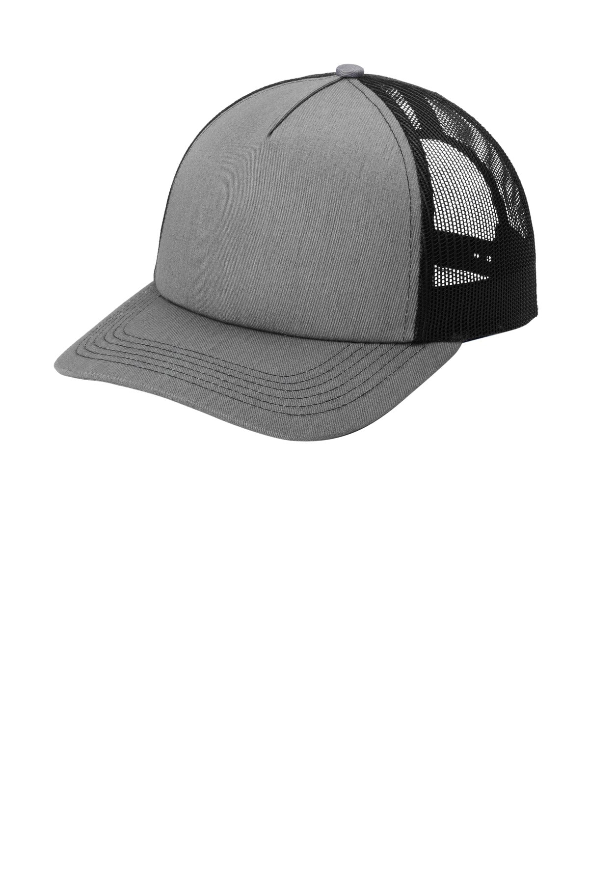 Port AuthorityÂ® Low-Profile Snapback 5-Panel Trucker Cap C115LP