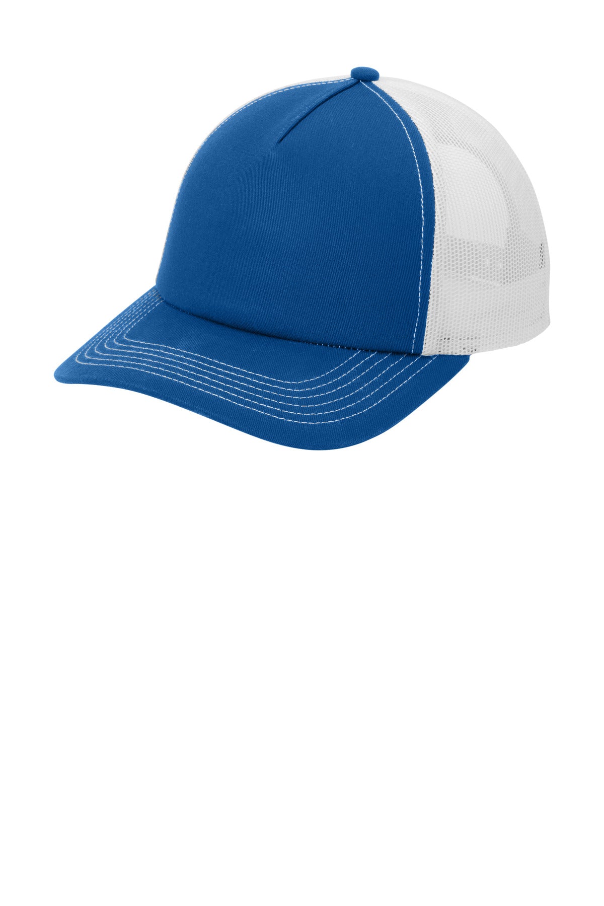 Port AuthorityÂ® Low-Profile Snapback 5-Panel Trucker Cap C115LP