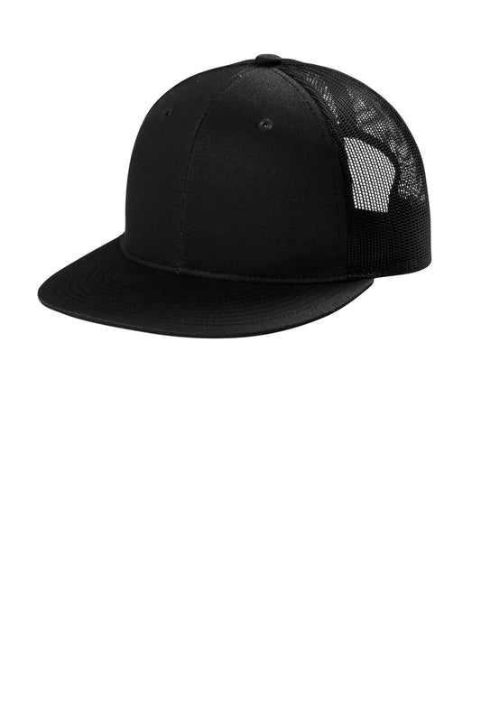 Port AuthorityÂ® Snapback Flat Bill Trucker Cap C117