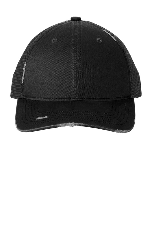 Port AuthorityÂ® Distressed Mesh Back Cap C600