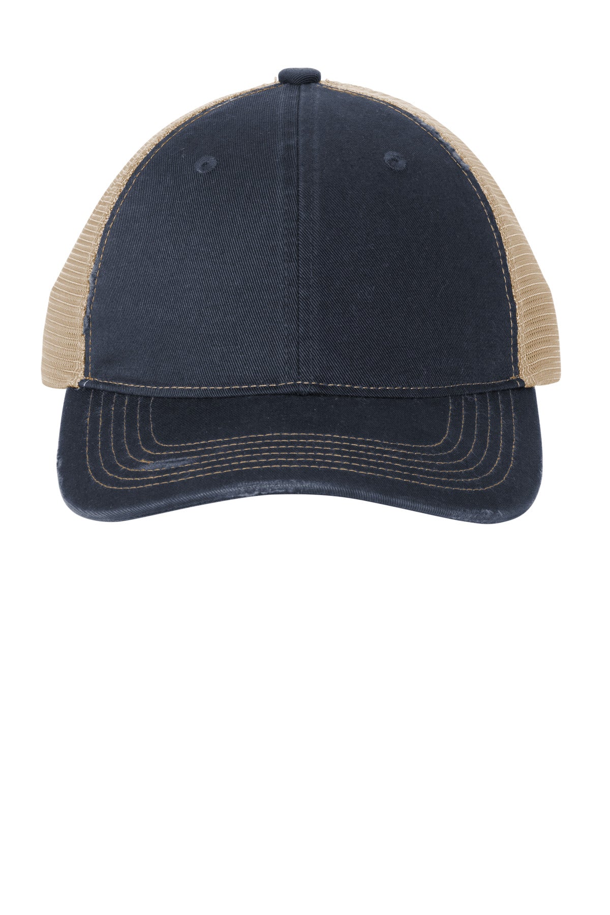 Port AuthorityÂ® Distressed Mesh Back Cap C600