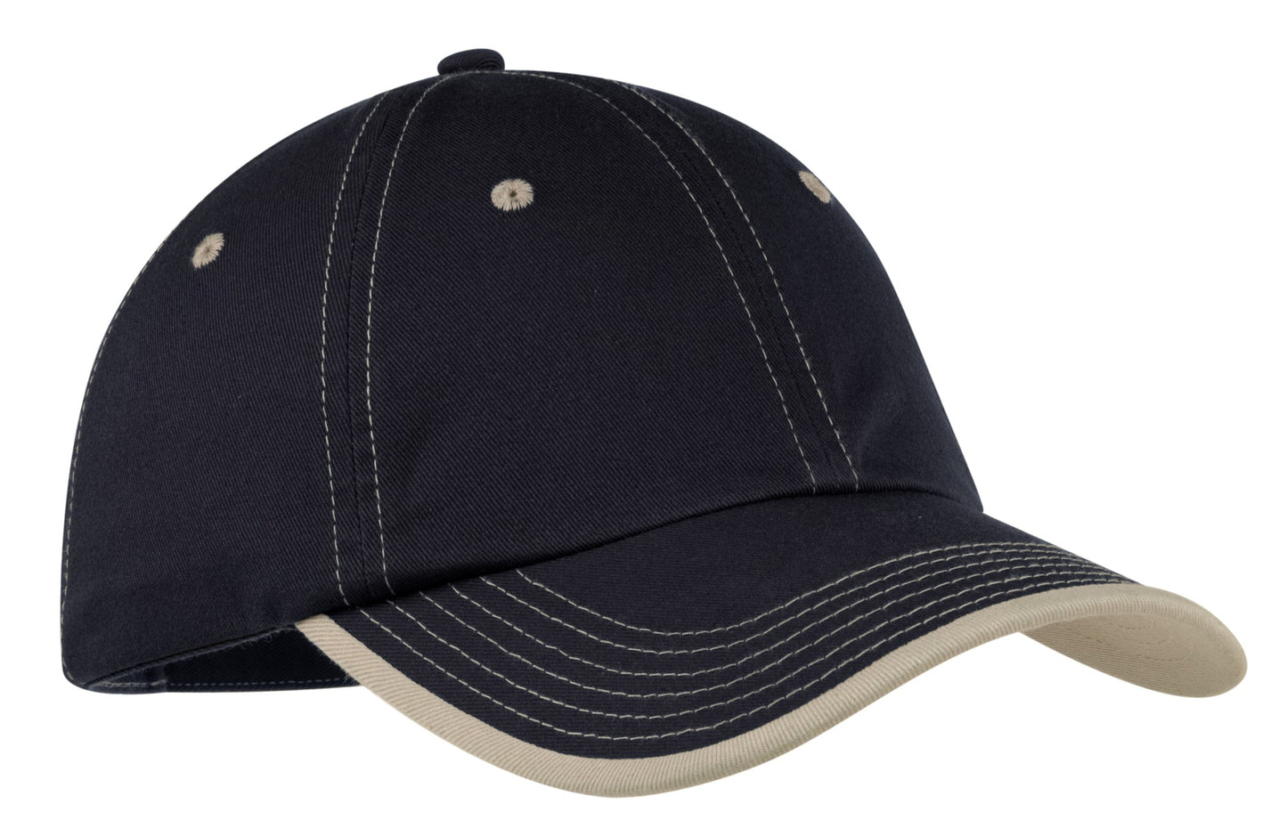 Port AuthorityÂ® Vintage Washed Contrast Stitch Cap.  C835