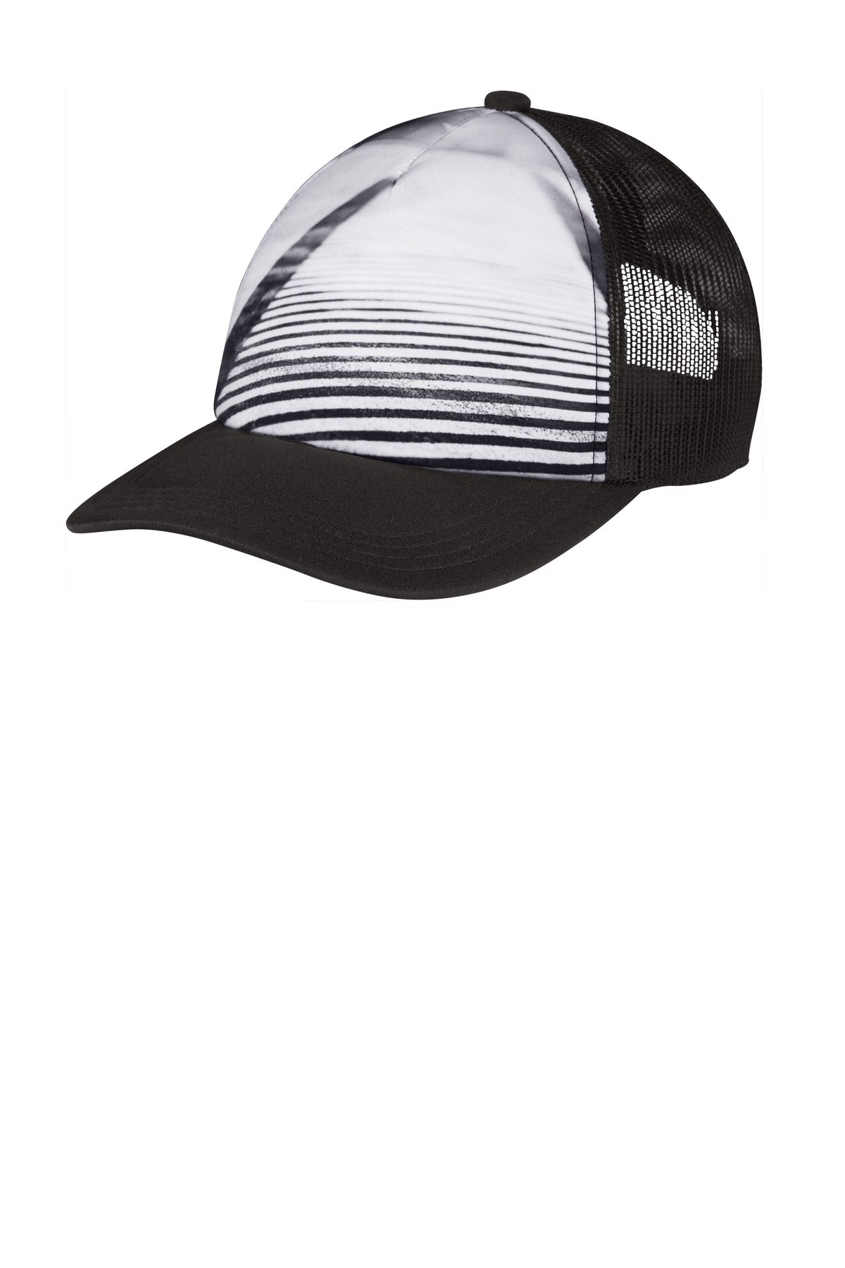Port Authority Â® Photo Real Snapback Trucker Cap C950