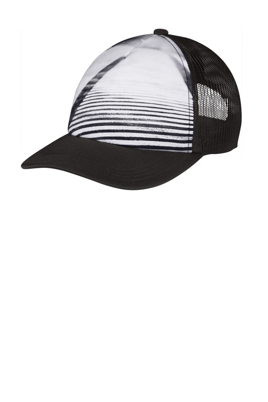 Port Authority Â® Photo Real Snapback Trucker Cap C950