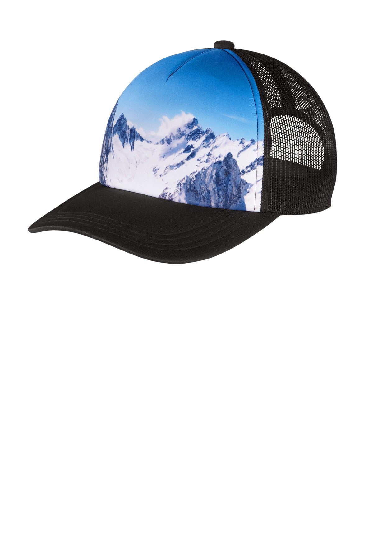 Port Authority Â® Photo Real Snapback Trucker Cap C950