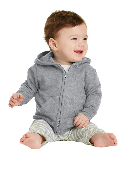Port & Coâ„¢ Infant Core Fleece Full-Zip Hooded Sweatshirt. CAR78IZH