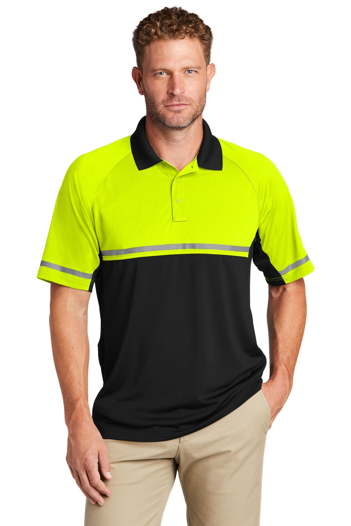 CornerStone Â® Select Lightweight Snag-Proof Enhanced Visibility Polo CS423