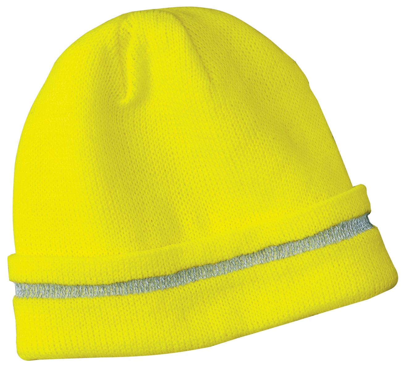 CornerStoneÂ® - Enhanced Visibility Beanie with Reflective Stripe.  CS800
