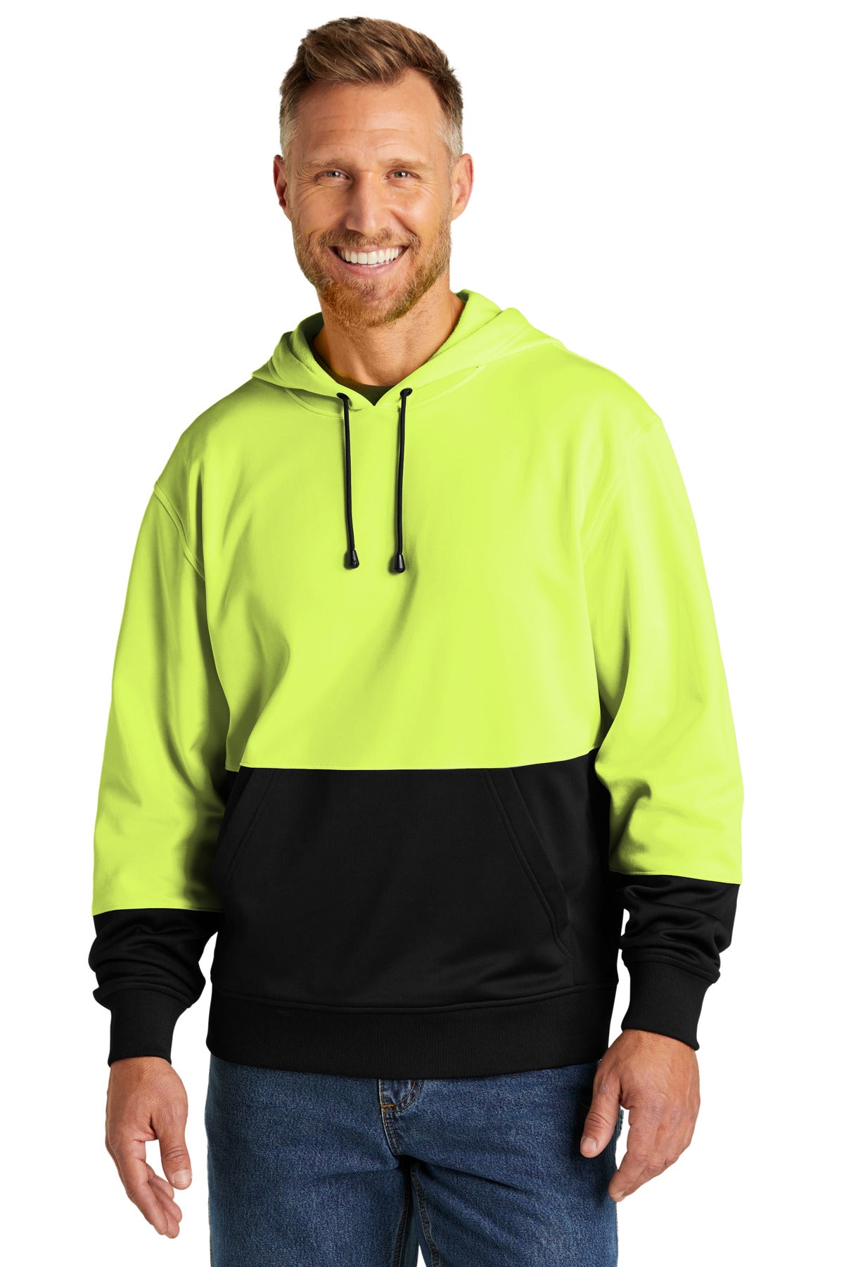 CornerStoneÂ® Enhanced Visibility Fleece Pullover Hoodie CSF01