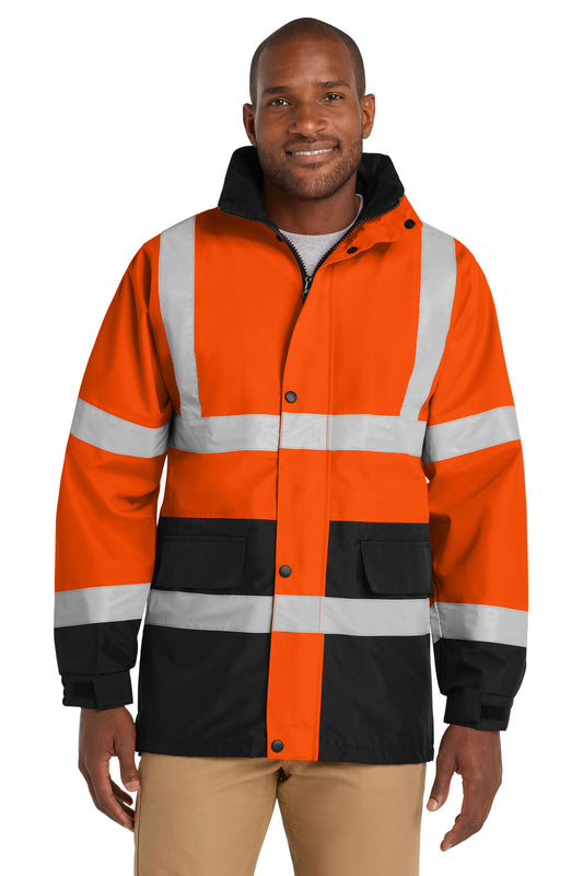 CornerStoneÂ® - ANSI 107 Class 3 Waterproof Parka. CSJ24