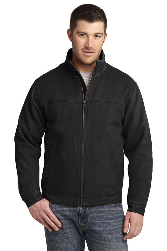 CornerStoneÂ® Washed Duck Cloth Flannel-Lined Work Jacket. CSJ40