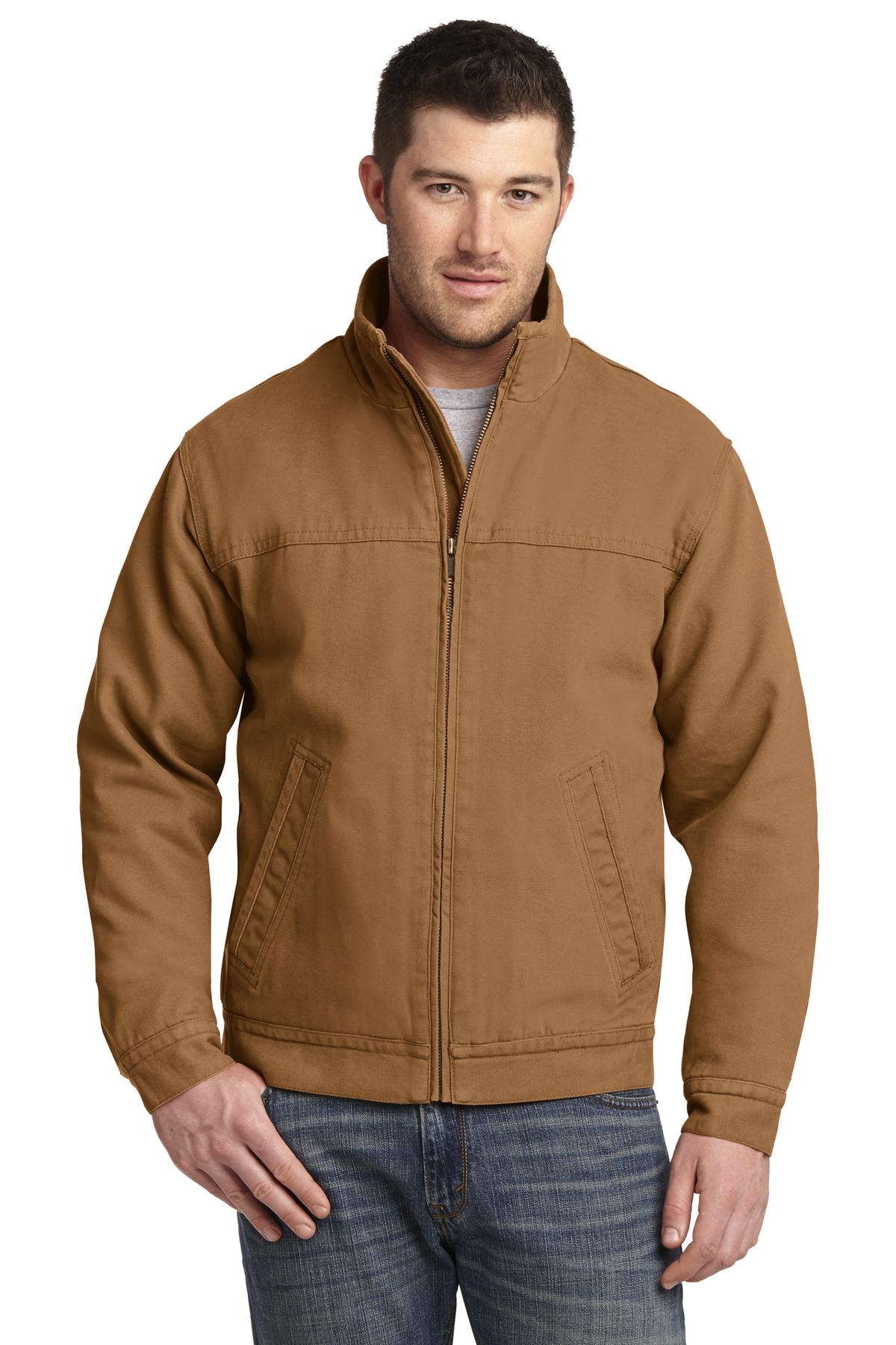 CornerStoneÂ® Washed Duck Cloth Flannel-Lined Work Jacket. CSJ40