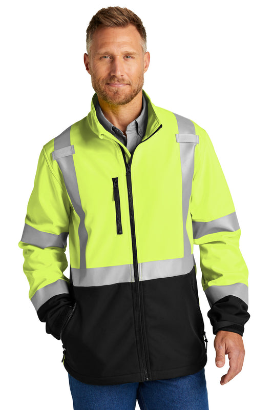 CornerStoneÂ® ANSI 107 Class 3 Soft Shell Jacket CSJ503