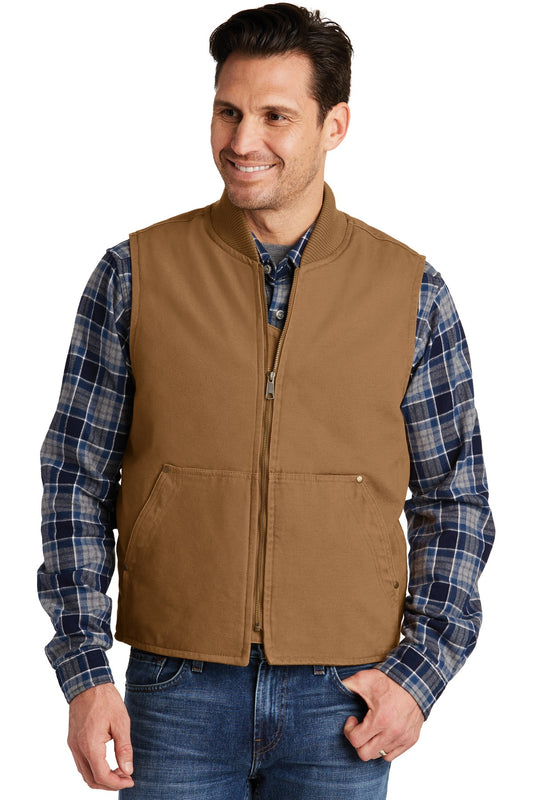 CornerStoneÂ® Washed Duck Cloth Vest. CSV40