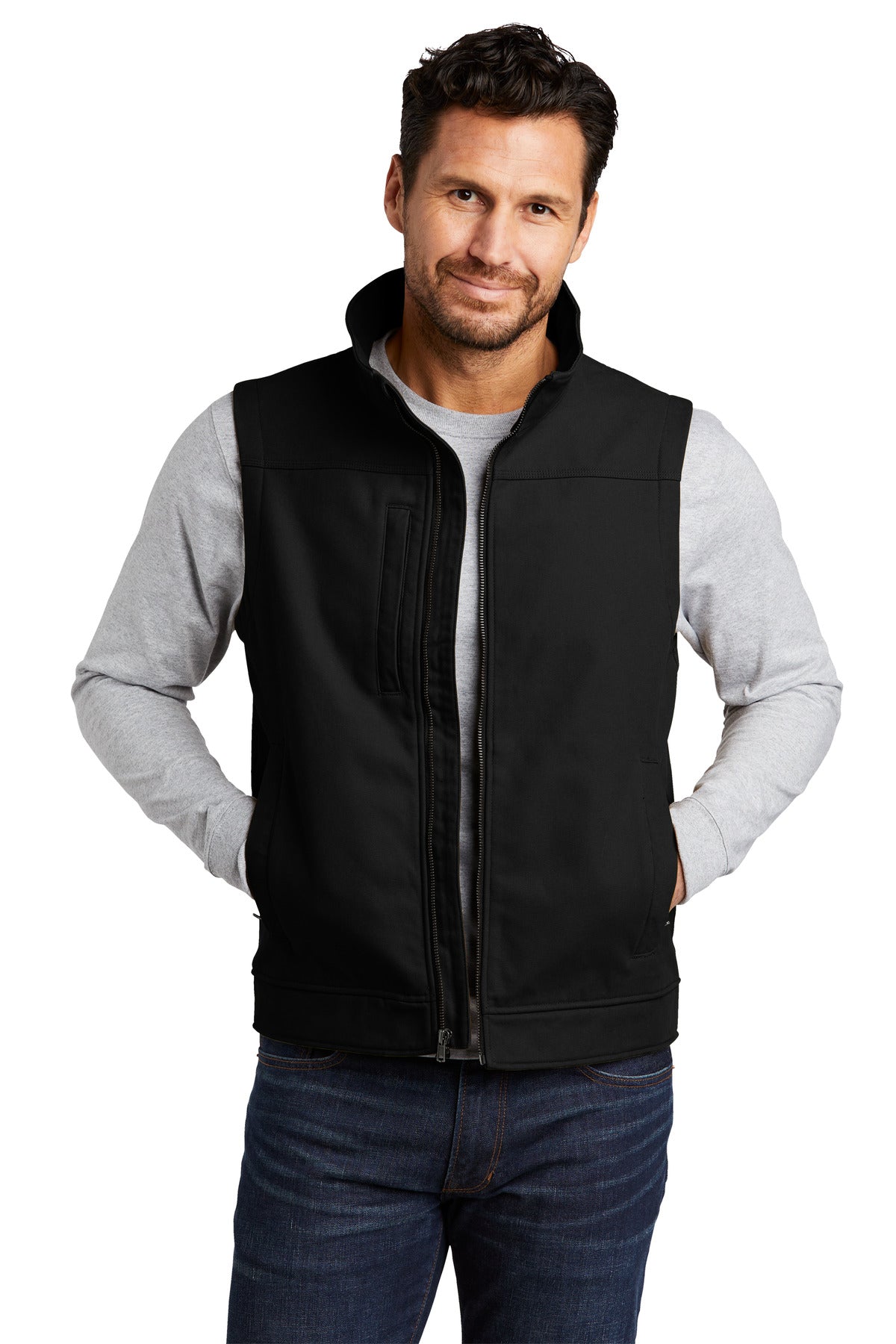 CornerStoneÂ® Duck Bonded Soft Shell Vest CSV60