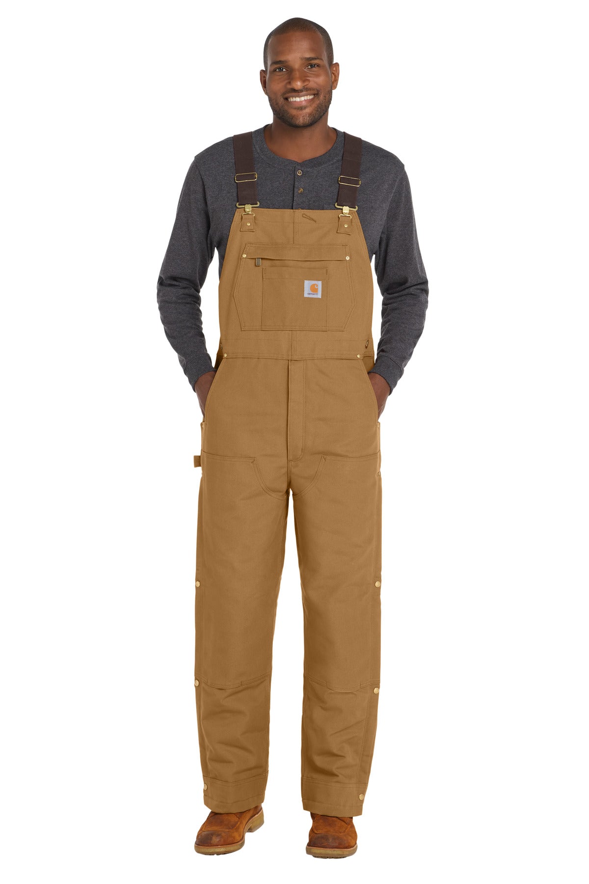 CarharttÂ® Tall Firm Duck Insulated Bib Overalls CTT106672