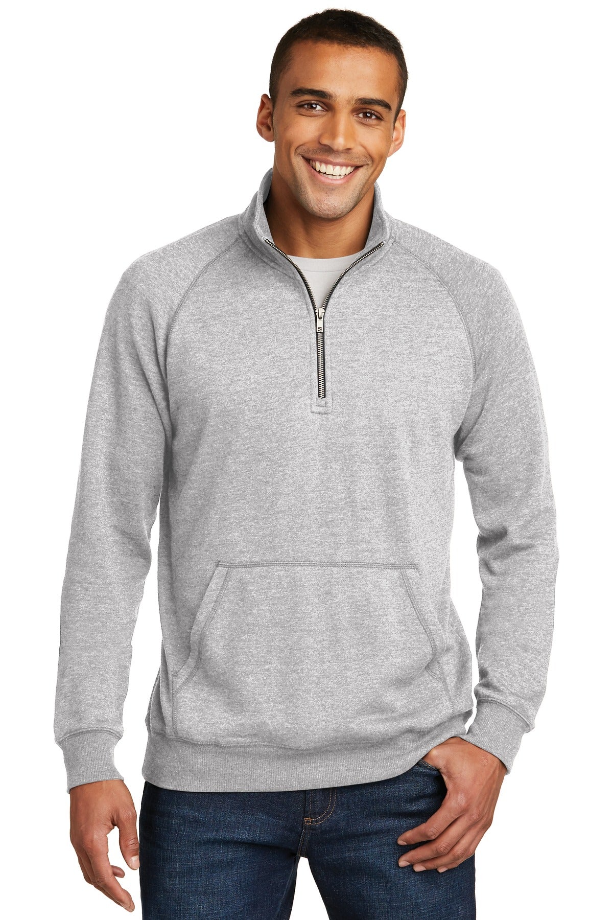 DistrictÂ® Lightweight Fleece 1/4-Zip. DM392