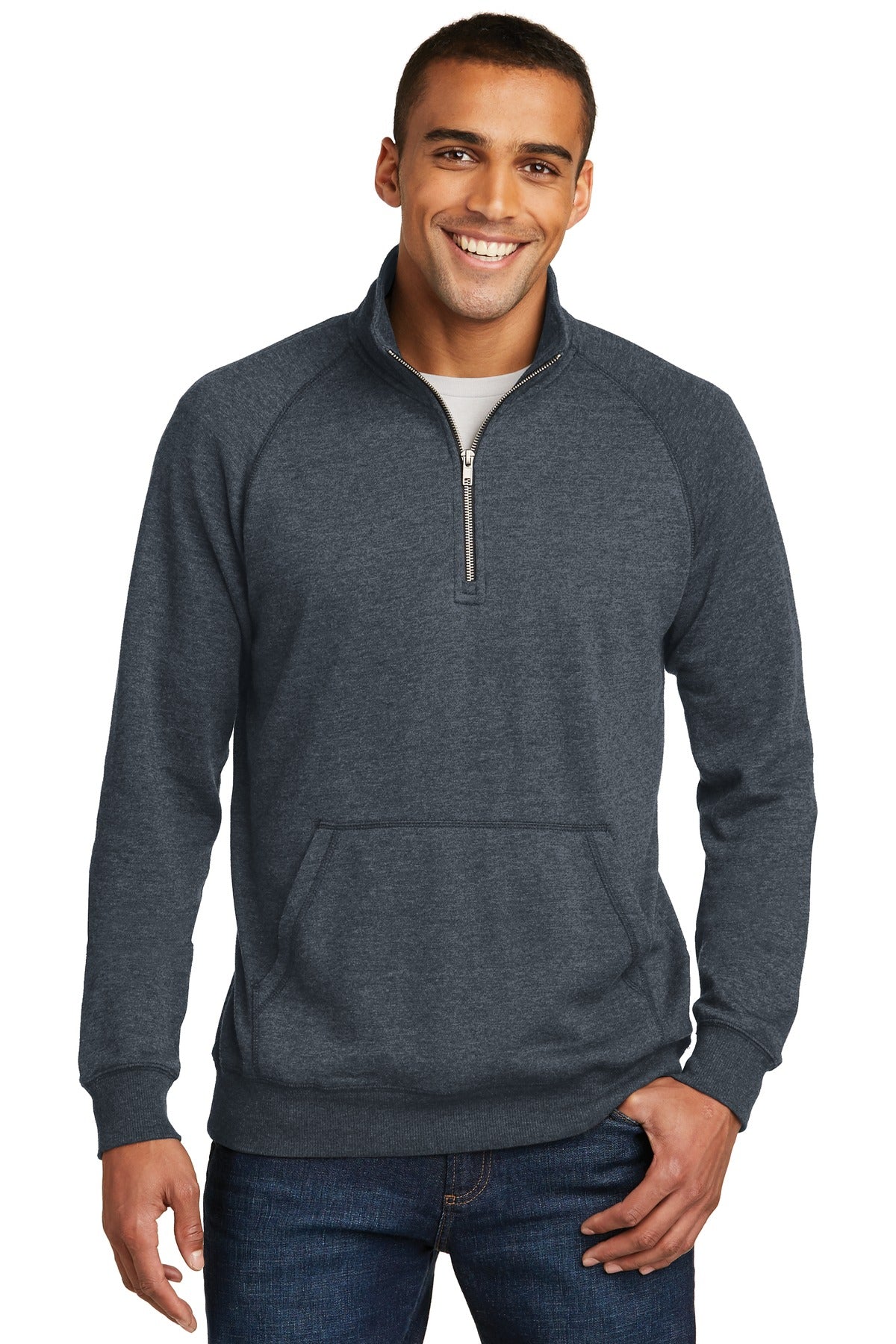 DistrictÂ® Lightweight Fleece 1/4-Zip. DM392