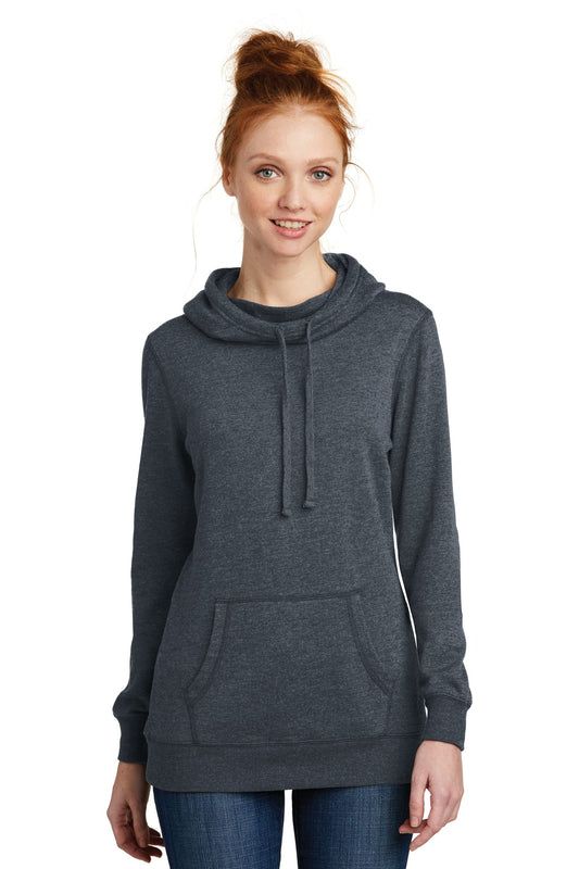 District Â® Women's Lightweight Fleece Hoodie. DM493