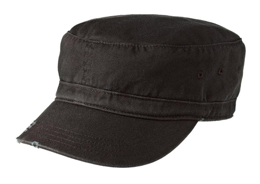 DistrictÂ® Distressed Military Hat.  DT605