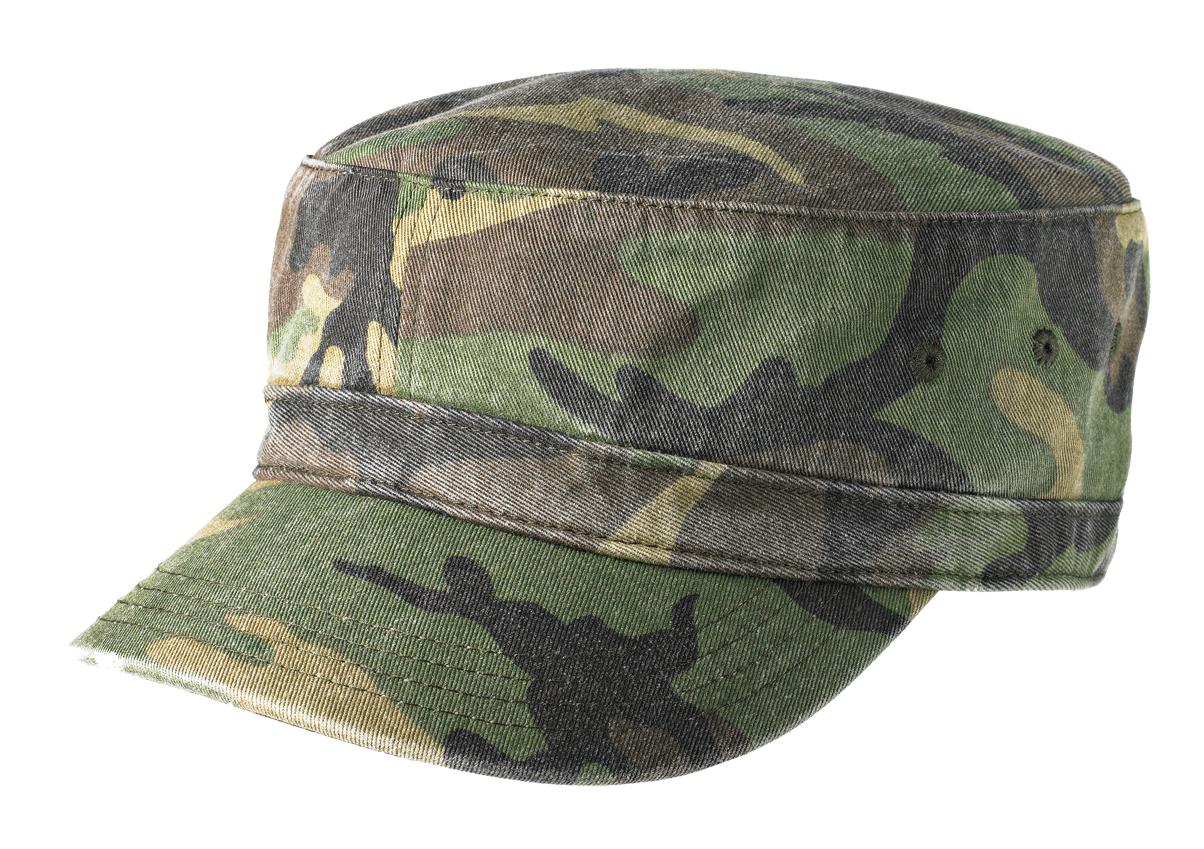 DistrictÂ® Distressed Military Hat.  DT605