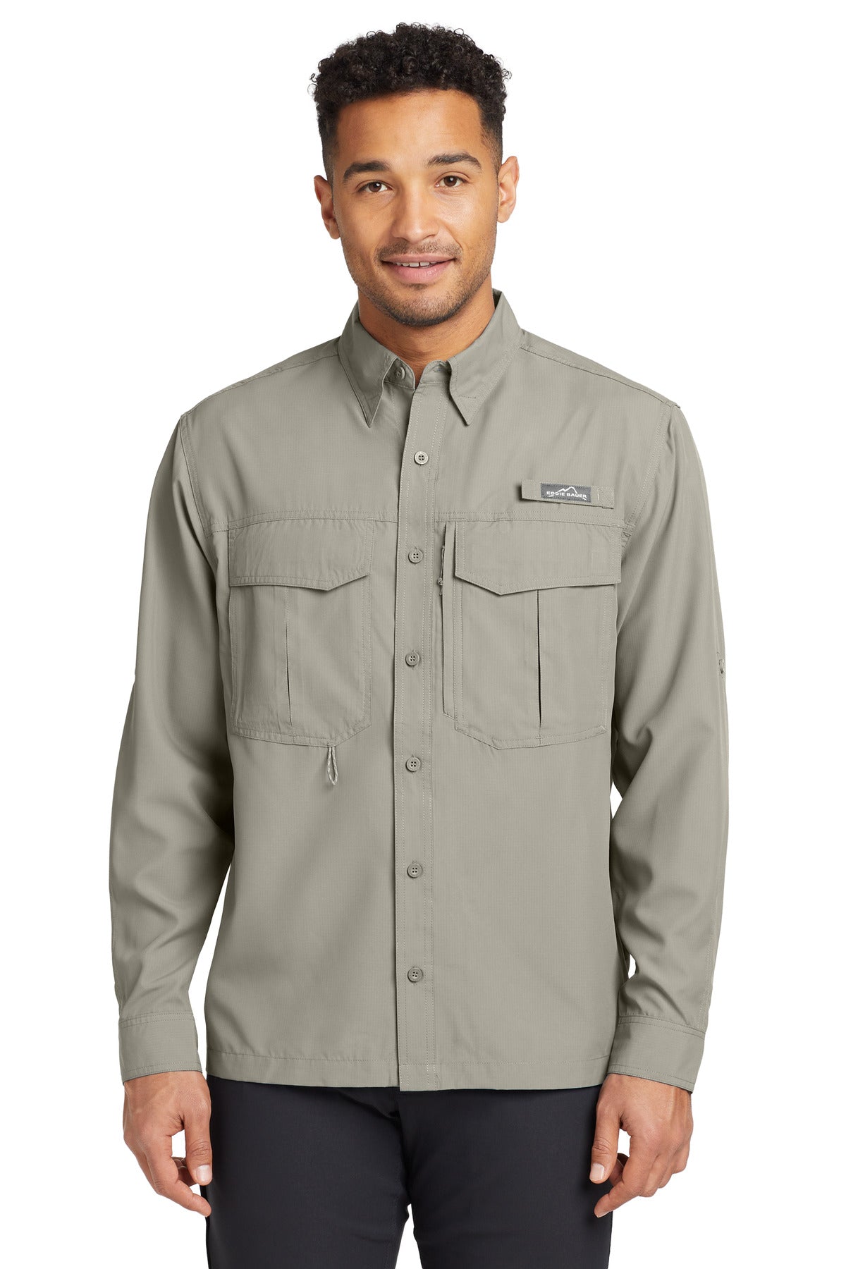 Eddie BauerÂ® - Long Sleeve Performance Fishing Shirt. EB600