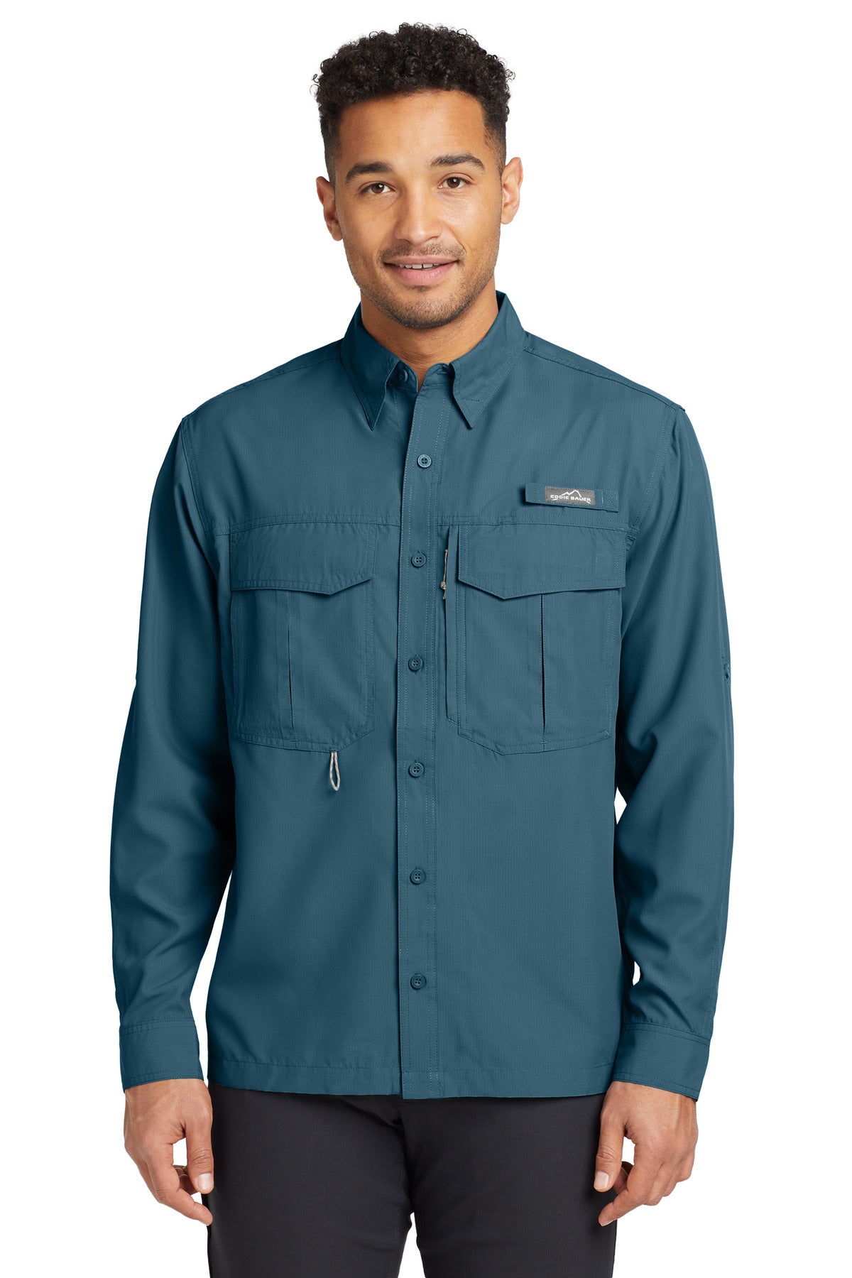Eddie BauerÂ® - Long Sleeve Performance Fishing Shirt. EB600