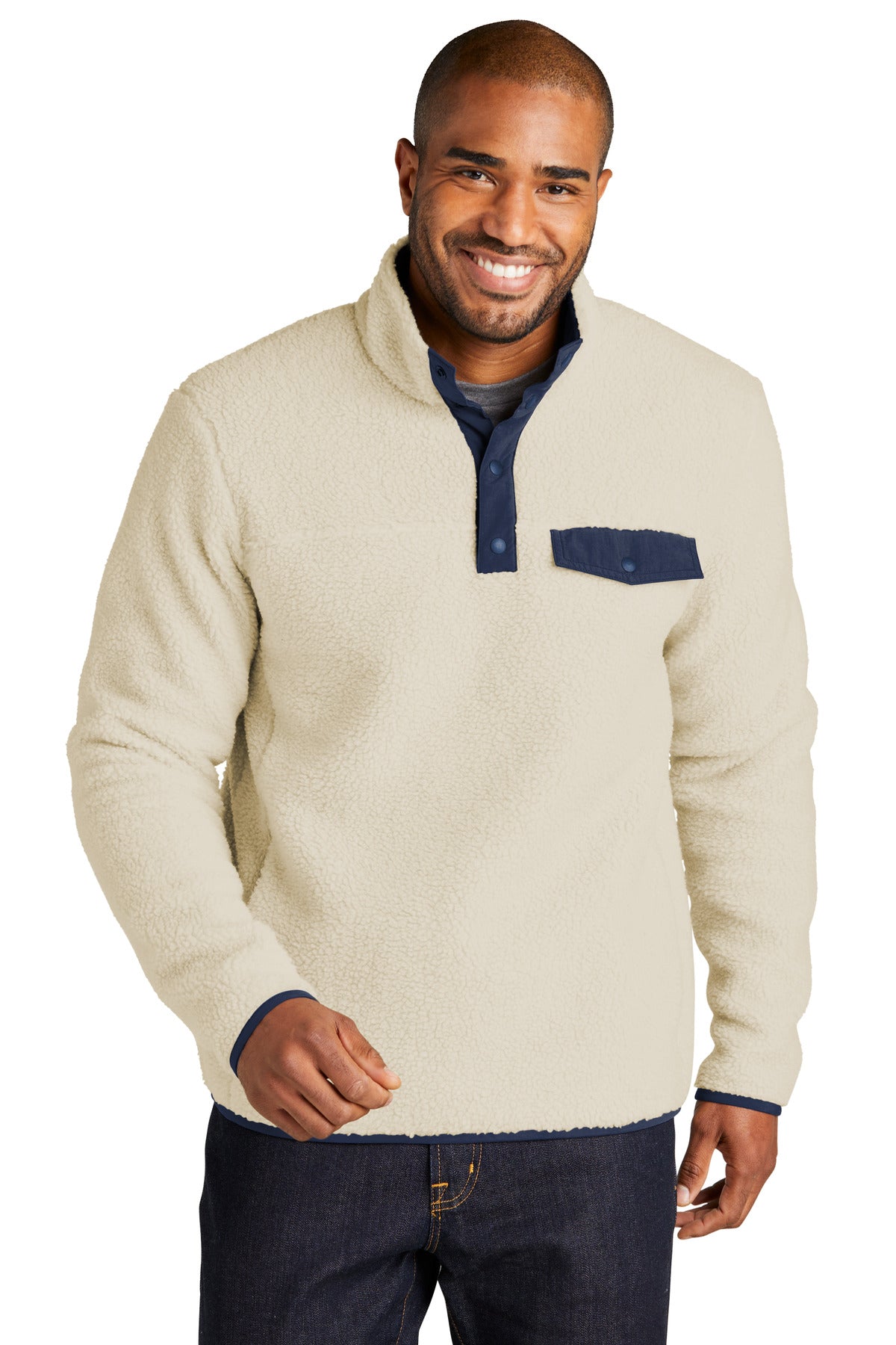 Port AuthorityÂ® Camp Fleece Snap Pullover F140