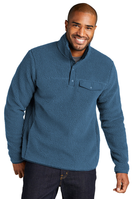 Port AuthorityÂ® Camp Fleece Snap Pullover F140
