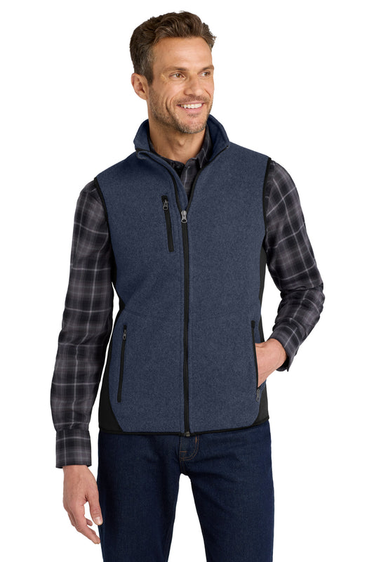 Port AuthorityÂ® R-TekÂ® Pro Fleece Full-Zip Vest. F228
