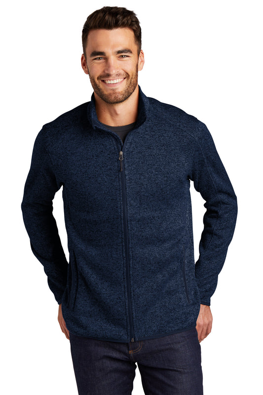 Port AuthorityÂ® Sweater Fleece Jacket. F232