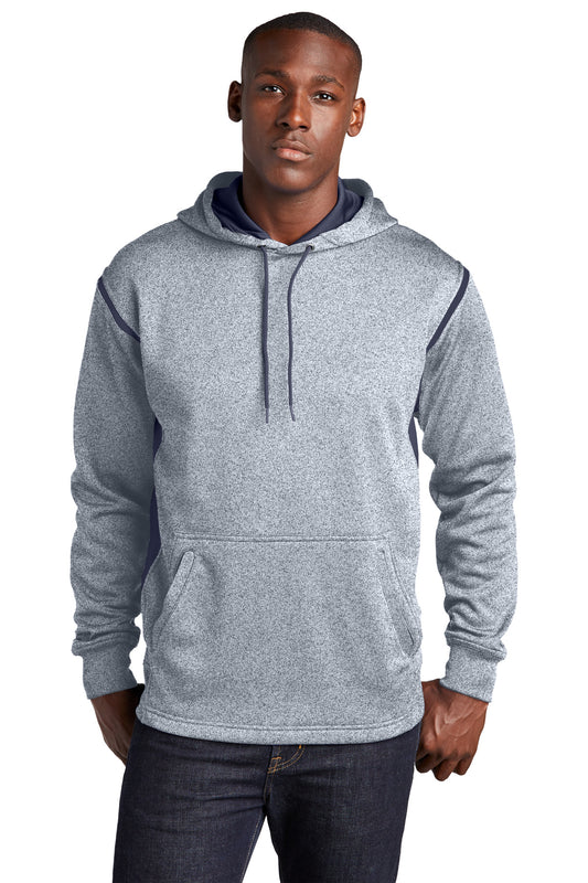 Sport-TekÂ® Tech Fleece Colorblock Hooded Sweatshirt. F246