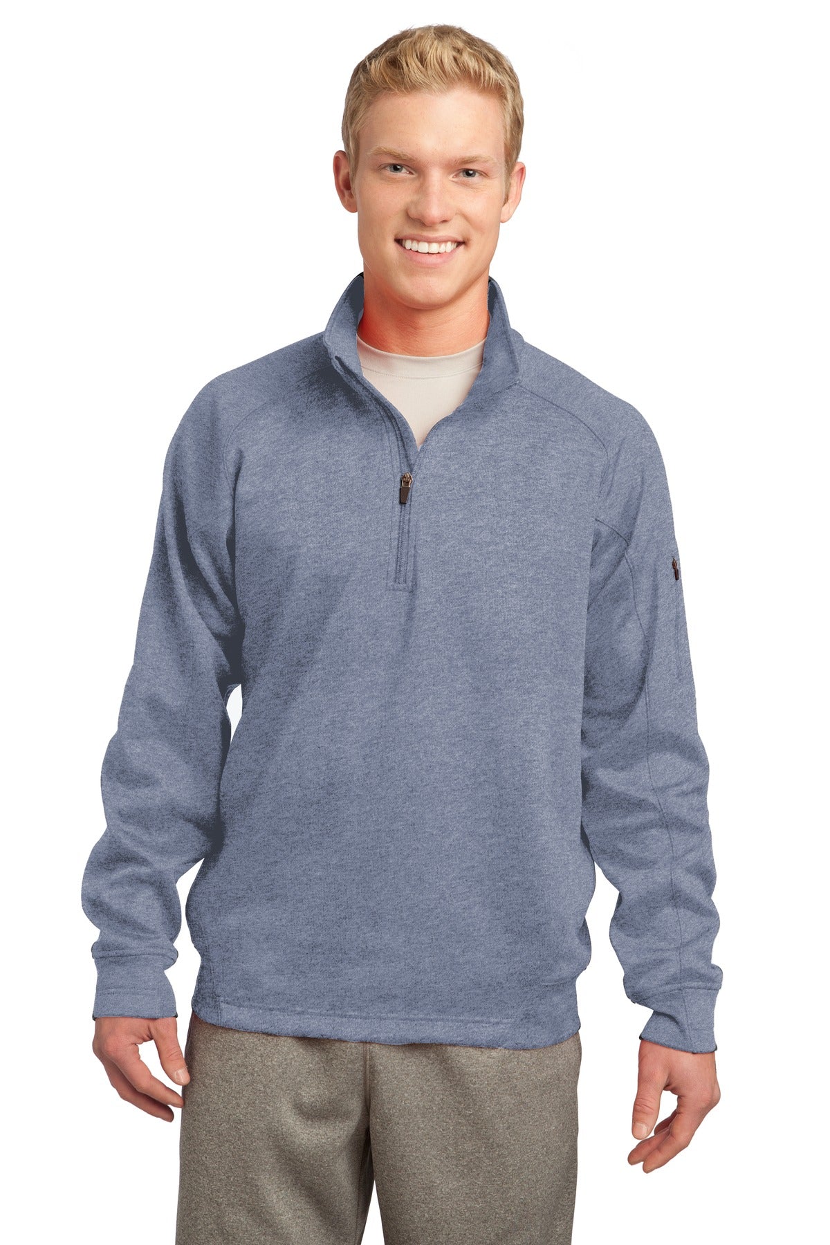 Sport-TekÂ® Tech Fleece 1/4-Zip Pullover. F247