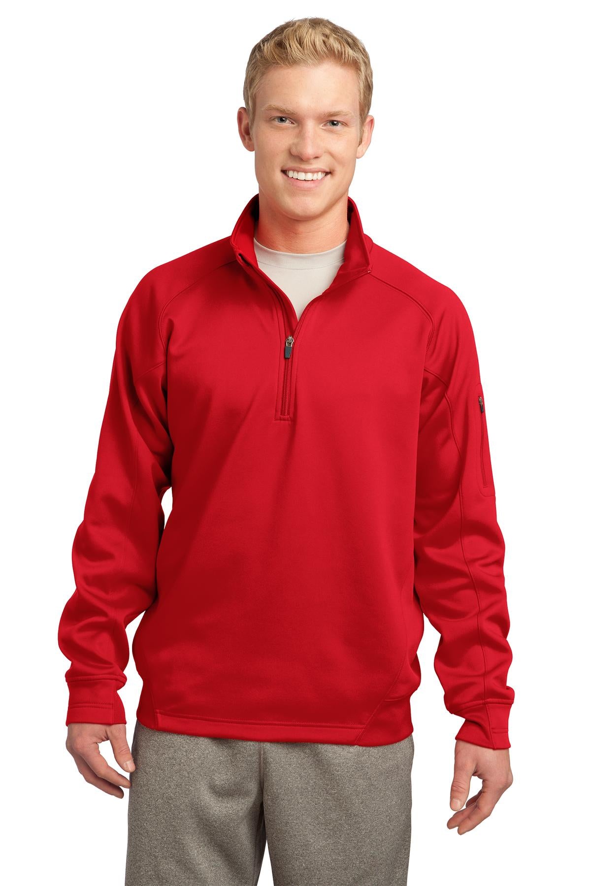 Sport-TekÂ® Tech Fleece 1/4-Zip Pullover. F247