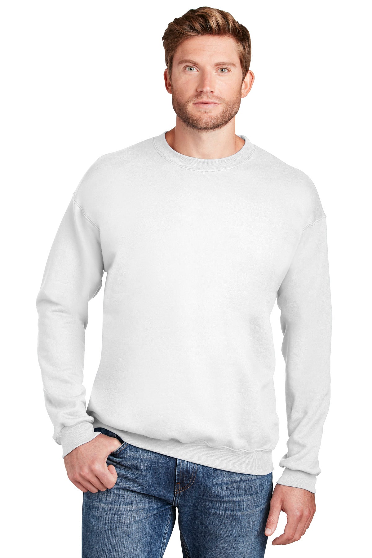 Hanes® Ultimate Cotton® - Sudadera de cuello redondo. F260