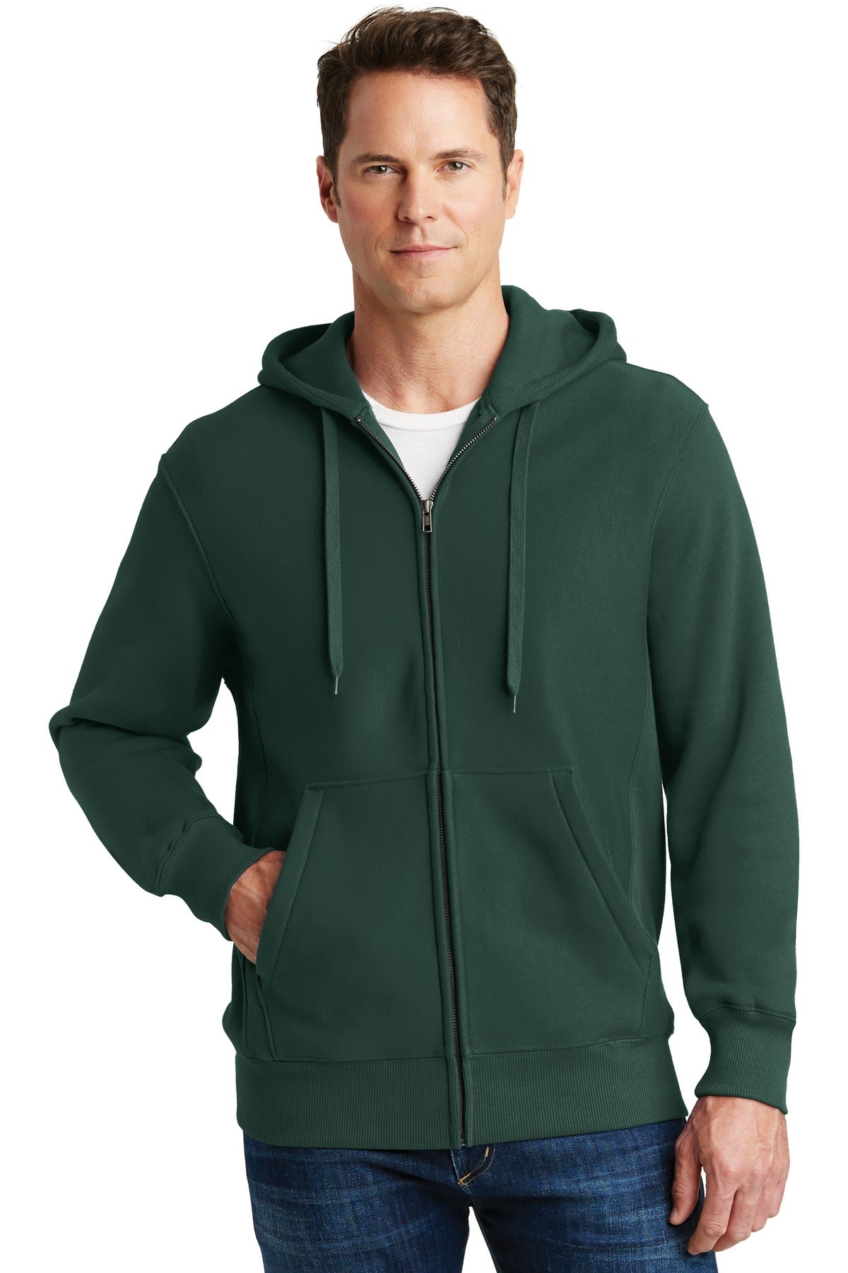 Sport-TekÂ® Super Heavyweight Full-Zip Hooded Sweatshirt.  F282