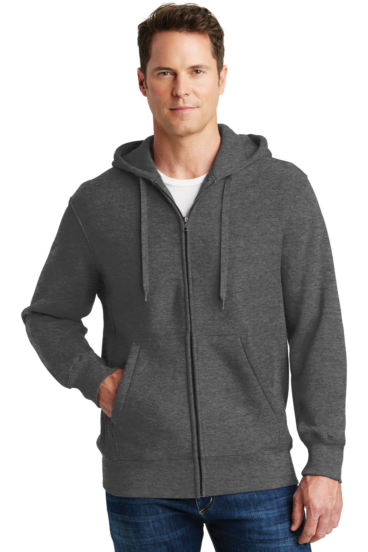 Sport-TekÂ® Super Heavyweight Full-Zip Hooded Sweatshirt.  F282