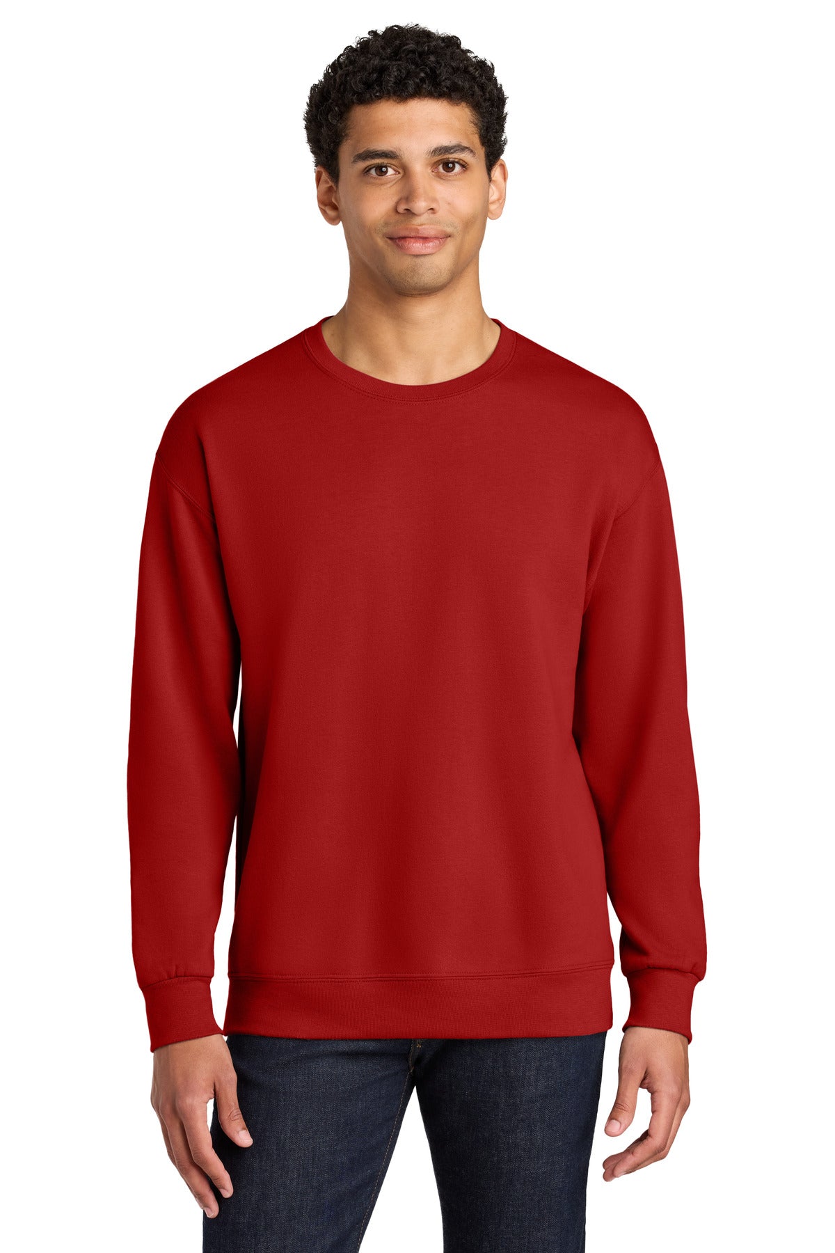 Jerzees Ultimateâ„¢ Unisex CVC Ring Spun Crewneck Sweatshirt IC48M