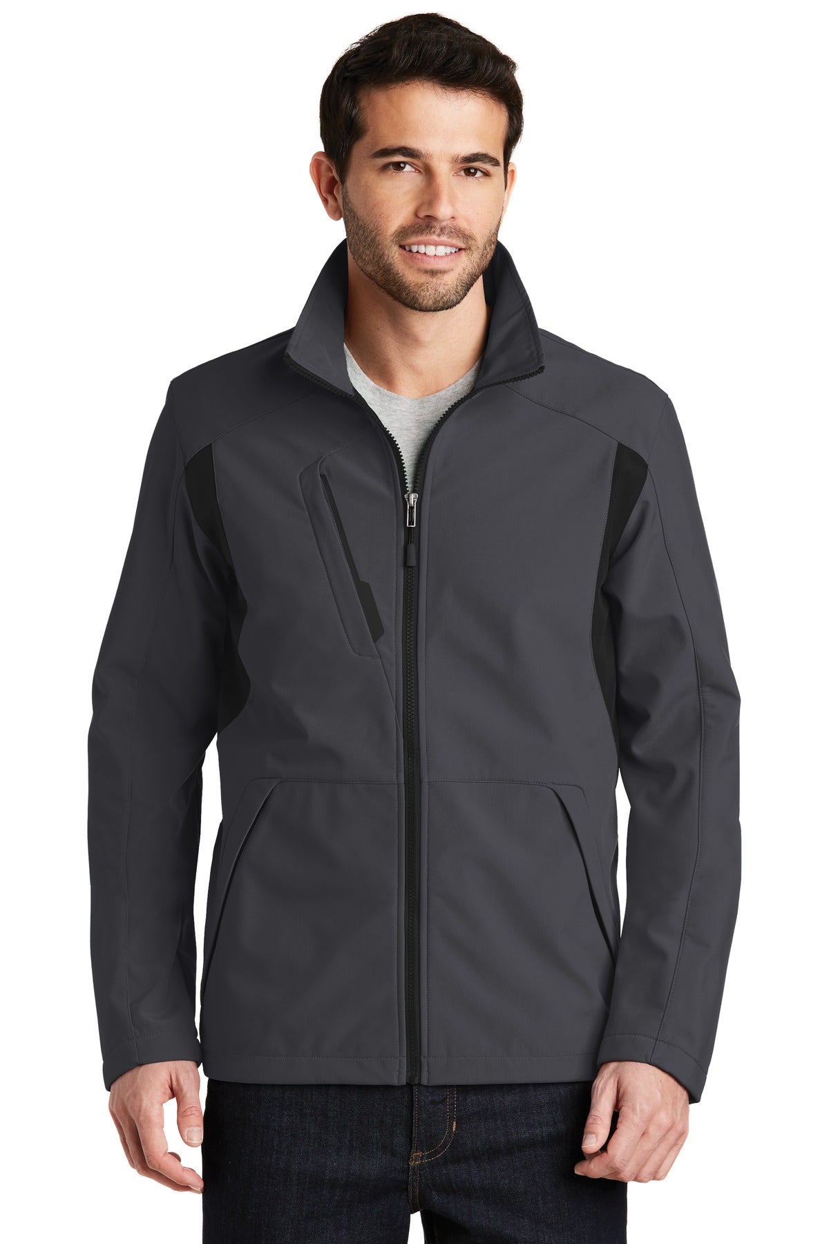 Port AuthorityÂ® Back-Block Soft Shell Jacket. J336
