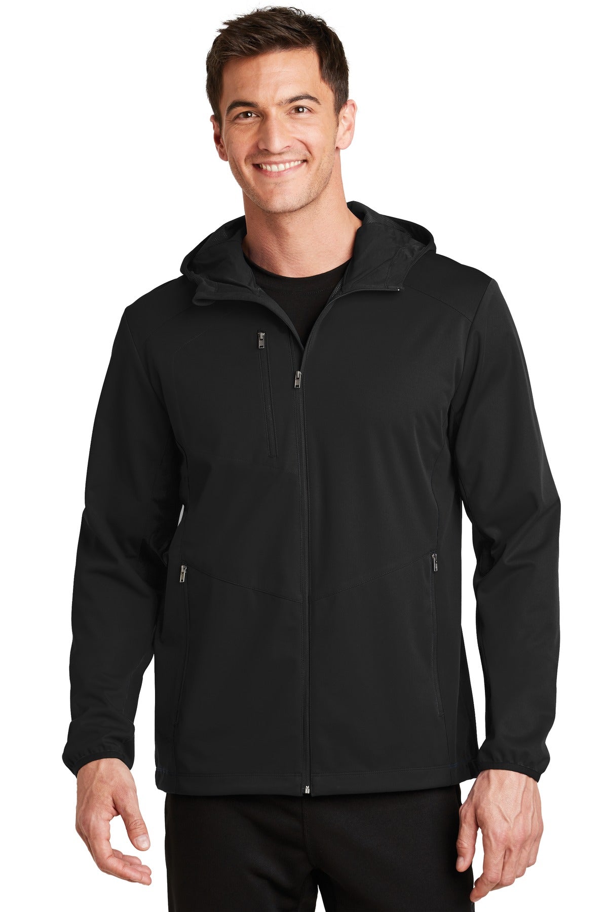 Port AuthorityÂ® Active Hooded Soft Shell Jacket. J719