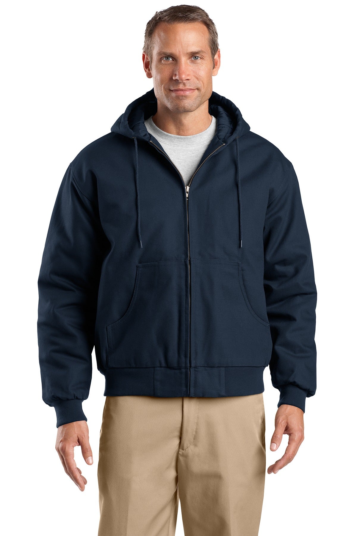 CornerStoneÂ® Tall Duck Cloth Hooded Work Jacket. TLJ763H