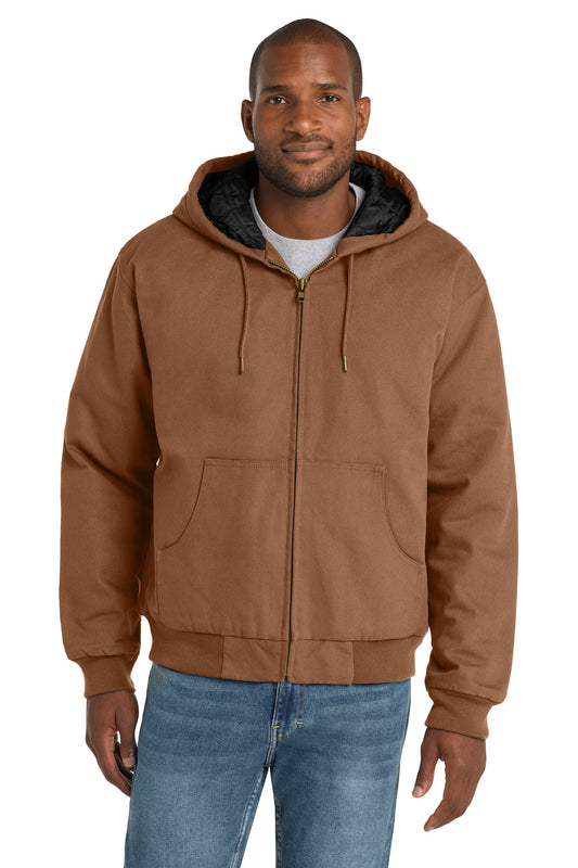 CornerStoneÂ® - Duck Cloth Hooded Work Jacket.  J763H