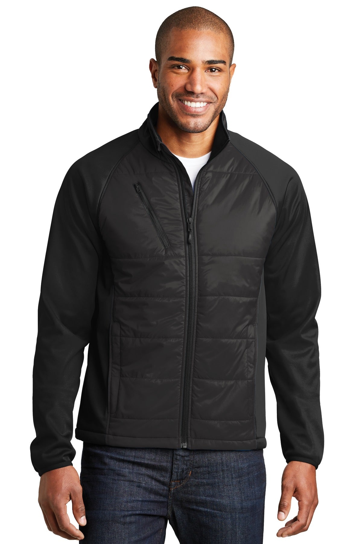Port AuthorityÂ® Hybrid Soft Shell Jacket. J787