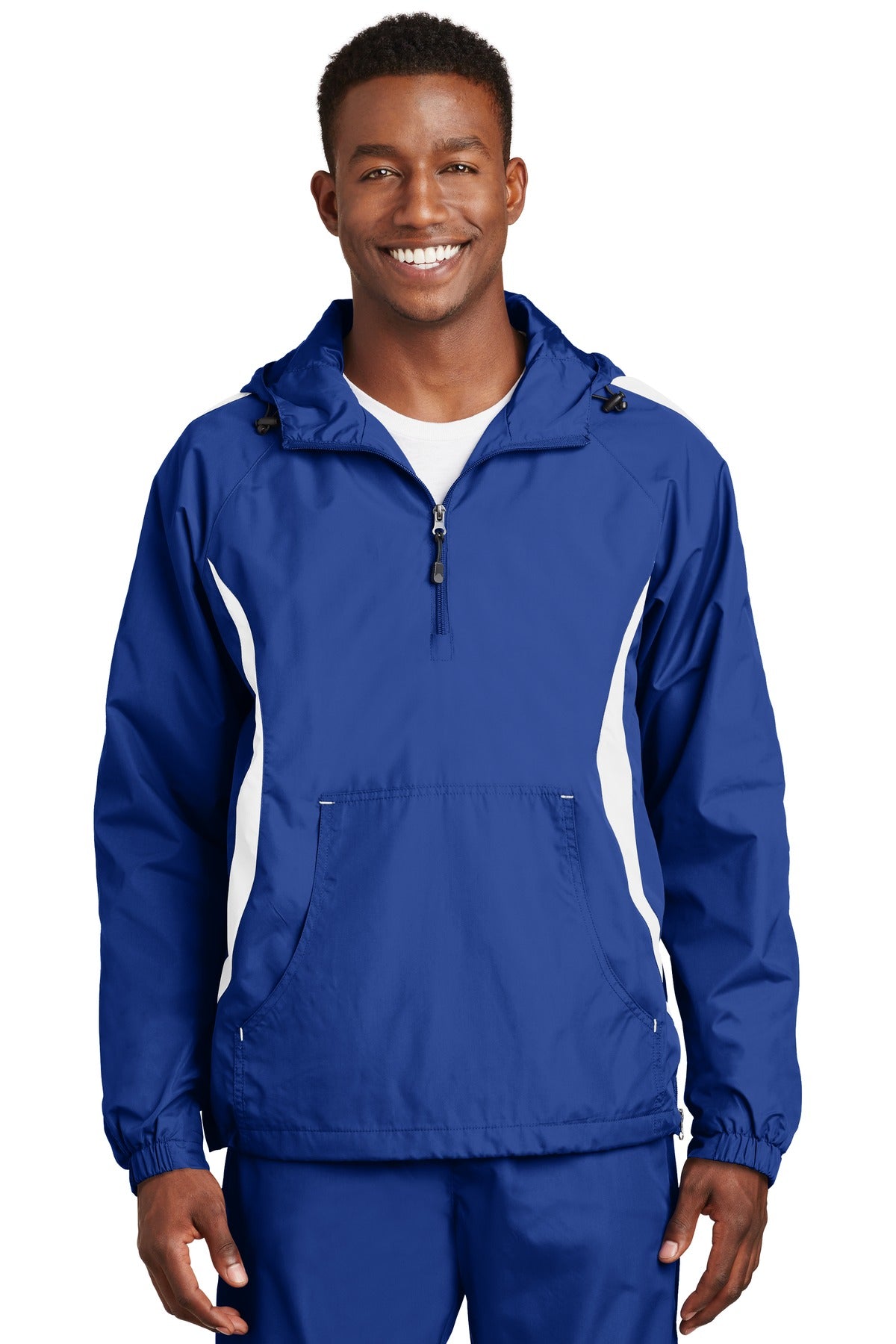 Sport-TekÂ® Colorblock Raglan Anorak. JST63