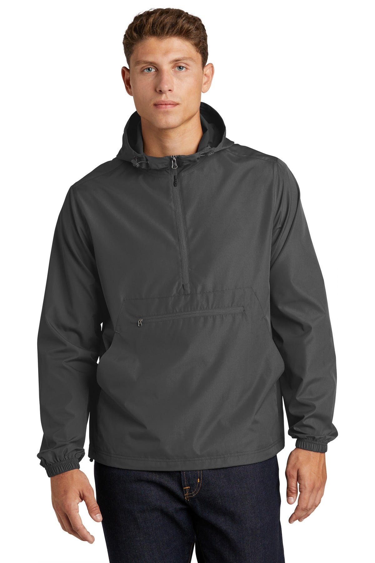 Sport-Tek Â® Packable Anorak. JST66