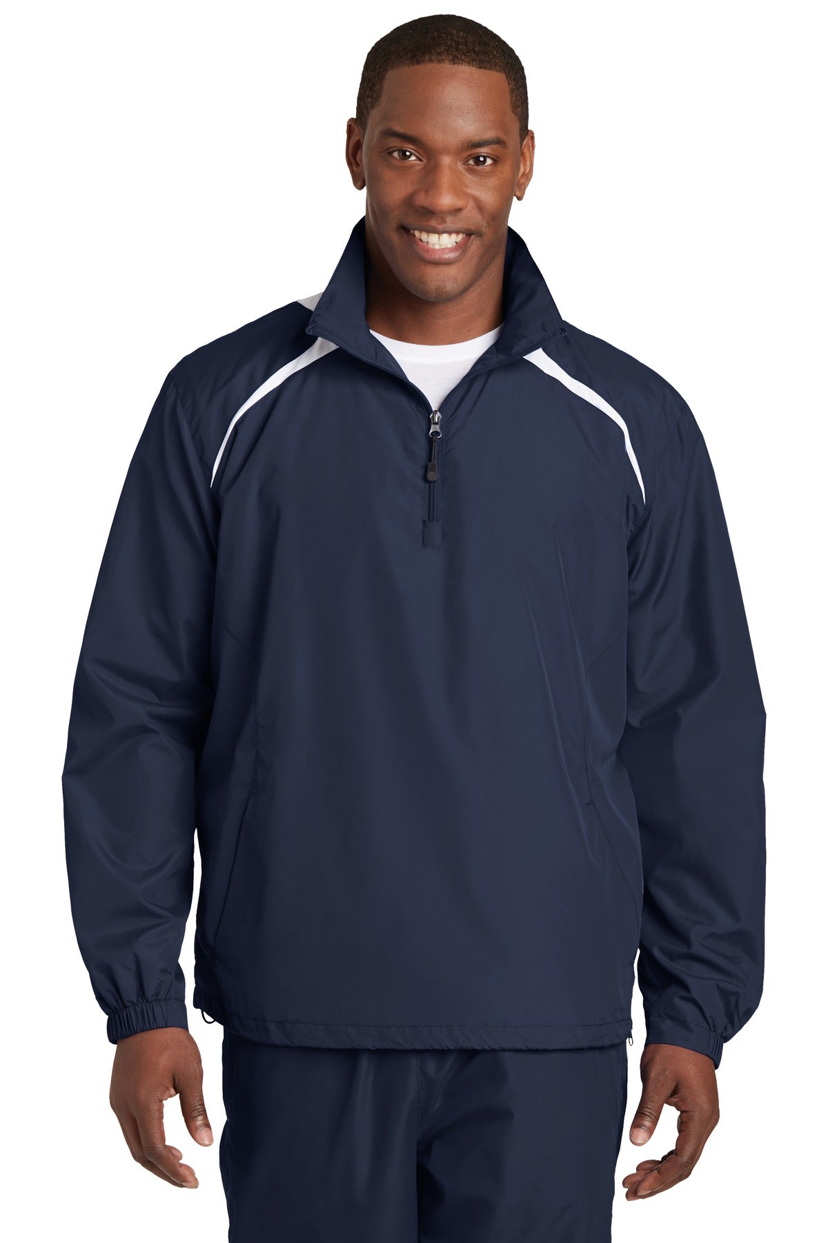 Sport-TekÂ® 1/2-Zip Wind Shirt. JST75