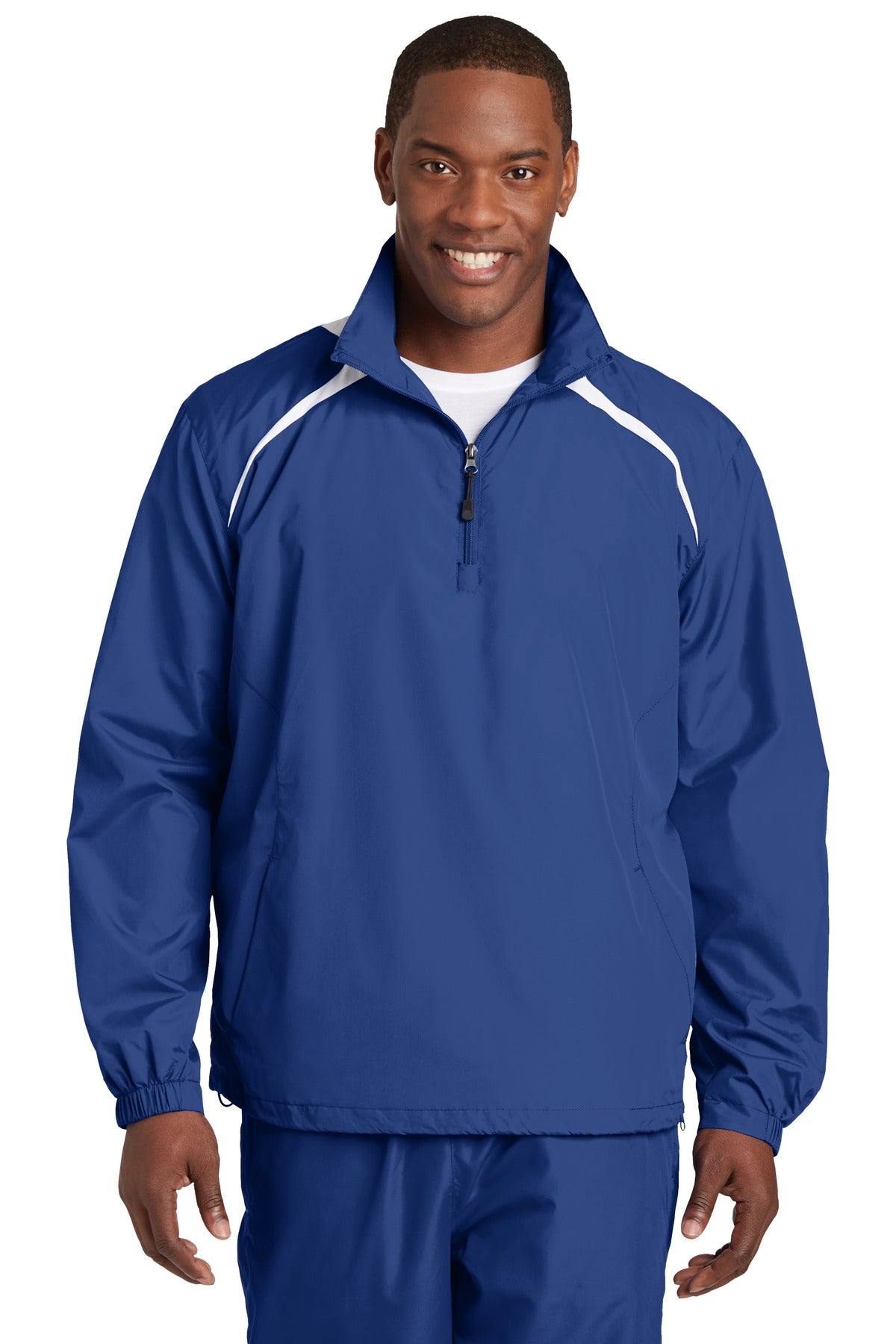 Sport-TekÂ® 1/2-Zip Wind Shirt. JST75