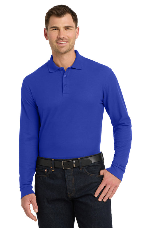 Port AuthorityÂ® Long Sleeve Core Classic Pique Polo. K100LS